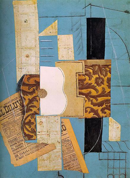 Pablo Picasso Classical Oil Painting The Guitar La Guitare